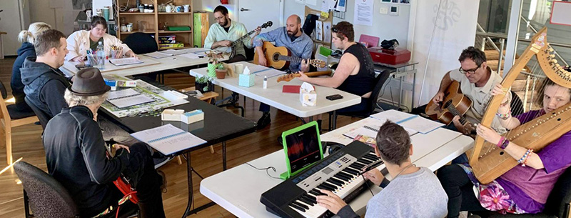 Group music classes at Studio23